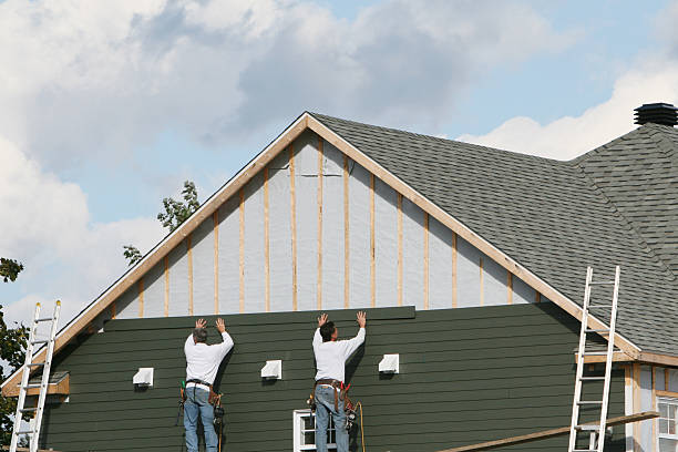 Professional Storm Damage Siding Repair technician working in Bellmawr, NJ